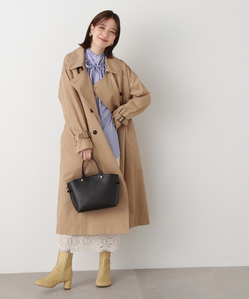 N.（N. Natural Beauty Basic）（エヌエヌナチュラルビューティーベーシック）の「◆サイドベルトミニショルダーバッグ（ショルダーバッグ・レディース・ブラック/オフホワイト/グレイッシュベージュ・ﾌﾘ-）」の8枚目の写真