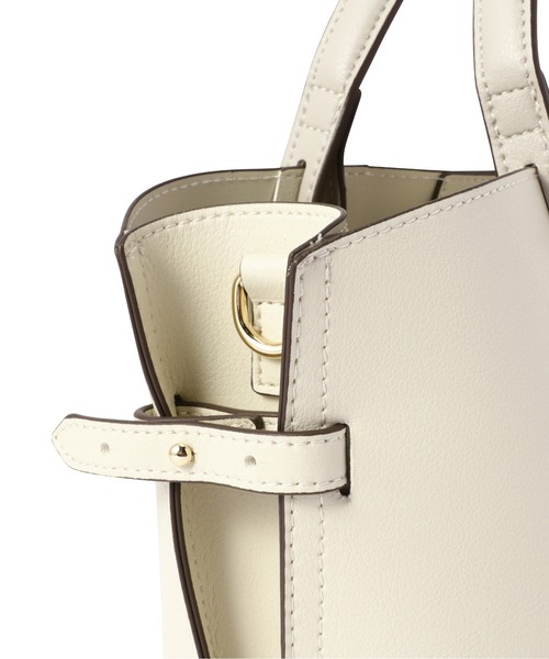 N.（N. Natural Beauty Basic）（エヌエヌナチュラルビューティーベーシック）の「◆サイドベルトミニショルダーバッグ（ショルダーバッグ・レディース・ブラック/オフホワイト/グレイッシュベージュ・ﾌﾘ-）」の19枚目の写真