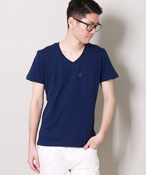 AKM（エイケイエム）の「AKM×MEN'SMELROSEスラブ天竺Tシャツ（Tシャツ/カットソー・メンズ・ホワイト/ブラック/ネイビー・MEDIUM/LARGE/SMALL）」の11枚目の写真