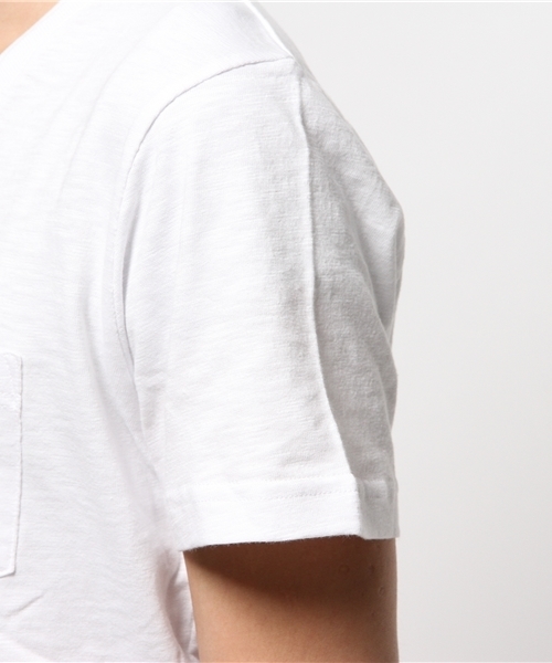 AKM（エイケイエム）の「AKM×MEN'SMELROSEスラブ天竺Tシャツ（Tシャツ/カットソー・メンズ・ホワイト/ブラック/ネイビー・MEDIUM/LARGE/SMALL）」の17枚目の写真