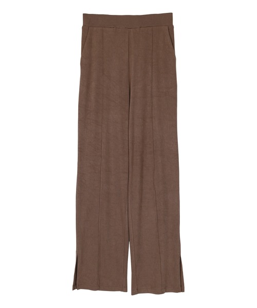 SEA DRESS（シードレス）の「センターピンタックサイドスリットパンツ（ラッシュガード・レディース・ブラック/アイボリー/ブラウン・S/M/L）」の20枚目の写真