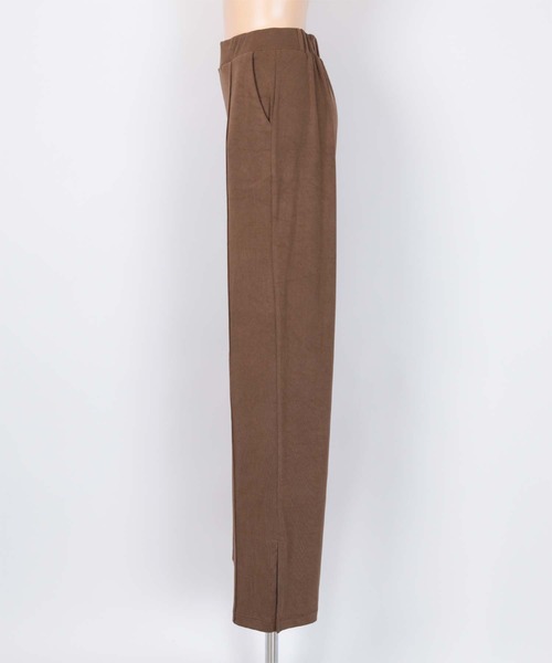 SEA DRESS（シードレス）の「センターピンタックサイドスリットパンツ（ラッシュガード・レディース・ブラック/アイボリー/ブラウン・S/M/L）」の11枚目の写真