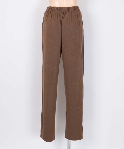 SEA DRESS（シードレス）の「センターピンタックサイドスリットパンツ（ラッシュガード・レディース・ブラック/アイボリー/ブラウン・S/M/L）」の12枚目の写真