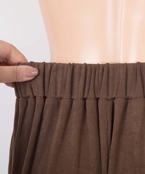 SEA DRESS（シードレス）の「センターピンタックサイドスリットパンツ（ラッシュガード・レディース・ブラック/アイボリー/ブラウン・S/M/L）」の14枚目の写真