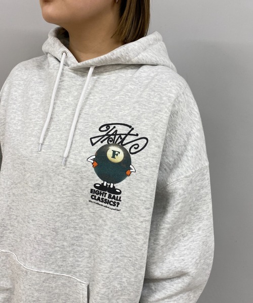 WHO'S WHO gallery（フーズフーギャラリー）の「COOPER FACTビリヤードフォトパーカー（パーカー・レディース・ブラック/アッシュグレー/チャコールグレー・FREE）」の5枚目の写真