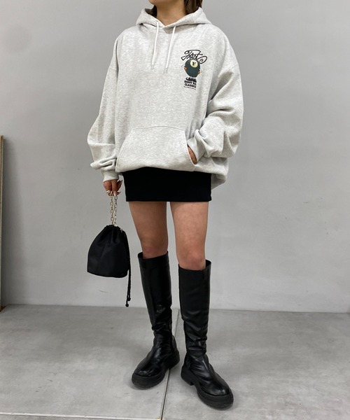 WHO'S WHO gallery（フーズフーギャラリー）の「COOPER FACTビリヤードフォトパーカー（パーカー・レディース・ブラック/アッシュグレー/チャコールグレー・FREE）」の8枚目の写真