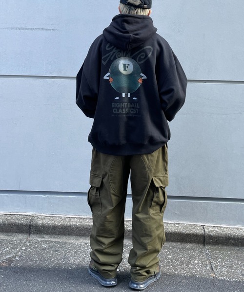 WHO'S WHO gallery（フーズフーギャラリー）の「COOPER FACTビリヤードフォトパーカー（パーカー・レディース・ブラック/アッシュグレー/チャコールグレー・FREE）」の11枚目の写真