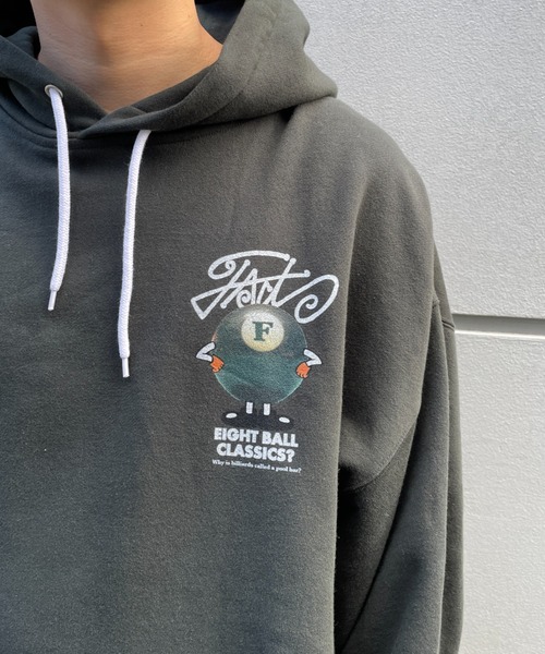 WHO'S WHO gallery（フーズフーギャラリー）の「COOPER FACTビリヤードフォトパーカー（パーカー・レディース・ブラック/アッシュグレー/チャコールグレー・FREE）」の13枚目の写真