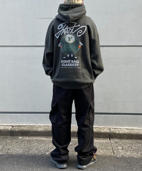 WHO'S WHO gallery（フーズフーギャラリー）の「COOPER FACTビリヤードフォトパーカー（パーカー・レディース・ブラック/アッシュグレー/チャコールグレー・FREE）」の15枚目の写真