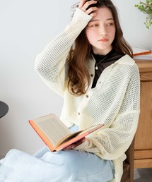 WEGO | WEGO/メッシュニットビッグシャツ(カーディガン/ボレロ)