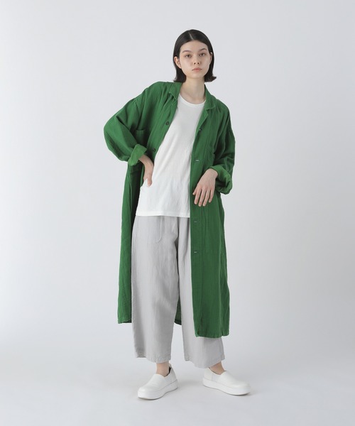 Plantation(プランテーション)の「PAPERダブルクロス/コート / (O)(その他アウター・レディース・グリーン/ブラック/ライトグレー・M size)」の15枚目の写真