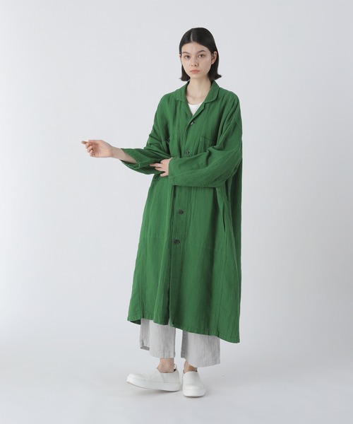 Plantation(プランテーション)の「PAPERダブルクロス/コート / (O)(その他アウター・レディース・グリーン/ブラック/ライトグレー・M size)」の11枚目の写真