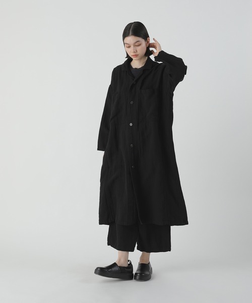 Plantation(プランテーション)の「PAPERダブルクロス/コート / (O)(その他アウター・レディース・グリーン/ブラック/ライトグレー・M size)」の17枚目の写真