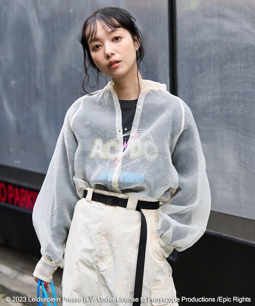 FREAK'S STORE(フリークスストア)の「シアーボウタイリボンブラウス(シャツ/ブラウス・レディース・ブラック/ピンク/ナチュラル・フリ-)」の4枚目の写真