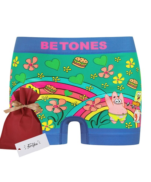 BETONES（ビトーンズ）の「BETONES ビトーンズ Rody ロディ スポンジボブ キッズ ボクサーパンツ（ボクサーパンツ）」 WEAR