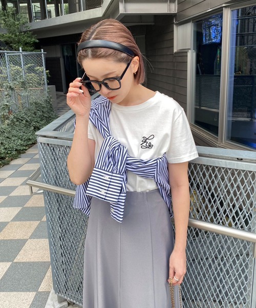 ワンポイントロゴ刺繍T【ZOZOTOWN限定】（Tシャツ/カットソー）｜one