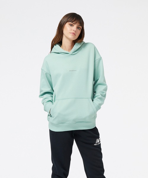 NEW BALANCE(ニューバランス)の「NB Athletics Nature Stateスウェットフーディー(パーカー・レディース・ベビーピンク/ライラック/ライトグリーン/ブラウン・LARGE/MEDIUM/X-LARGE/SMALL)」の2枚目の写真