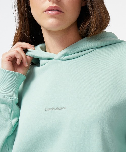 NEW BALANCE(ニューバランス)の「NB Athletics Nature Stateスウェットフーディー(パーカー・レディース・ベビーピンク/ライラック/ライトグリーン/ブラウン・LARGE/MEDIUM/X-LARGE/SMALL)」の12枚目の写真