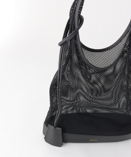 Noble（ノーブル）の「【ORSETTO】 メッシュバッグ（クラッチバッグ・レディース・ブラック・FREE）」の7枚目の写真