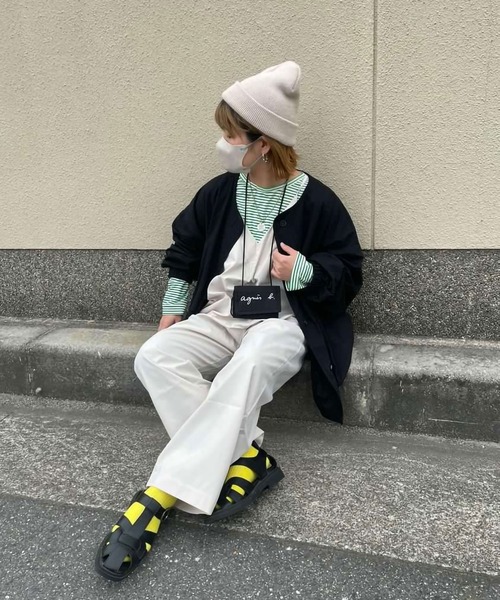 サロペット・オーバーオール・オールインワン Vaqutaux Voyage vaqutaux voyage サロペット