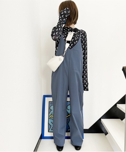 セール】夏服 Vネック オールインワン サロペット -ARCADE