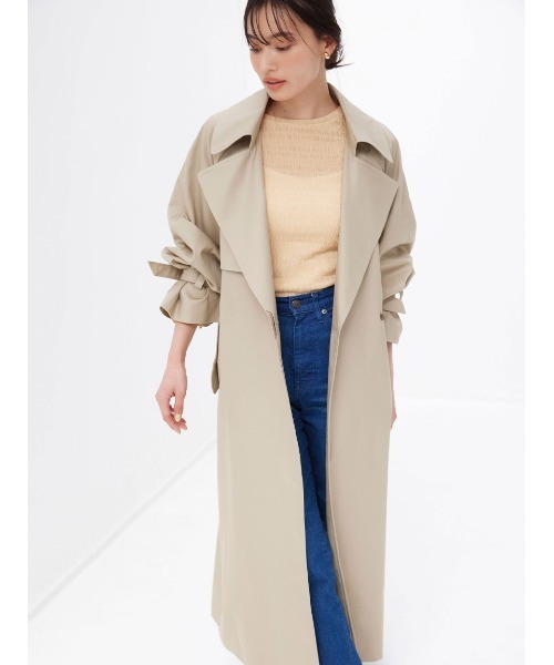 Stylevoice for xxx（スタイルヴォイスフォー）の「バックオープンシュリンクカットソー（Tシャツ/カットソー・レディース・オレンジ/ブラック/オフホワイト・FREE）」の7枚目の写真