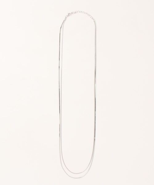 prose verse（プロズヴェール）の「2連レイヤードネックレス（ネックレス・レディース・ゴールド/シルバー・ﾌﾘ-）」の8枚目の写真