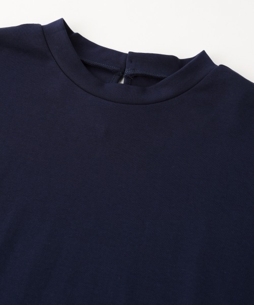 NIMES（ニーム）の「ギャザースリーブカットソー（Tシャツ/カットソー・レディース・オフホワイト/ネイビー/オレンジ/サックスブルー・FREE）」の13枚目の写真