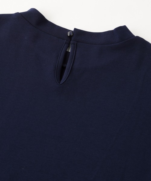 NIMES（ニーム）の「ギャザースリーブカットソー（Tシャツ/カットソー・レディース・オフホワイト/ネイビー/オレンジ/サックスブルー・FREE）」の15枚目の写真