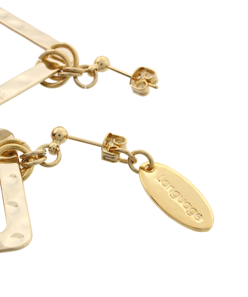 Language（ランゲージ）の「【Language】タッセルPI（ピアス（両耳用）・レディース・ブルー系/オレンジ系・38）」の3枚目の写真