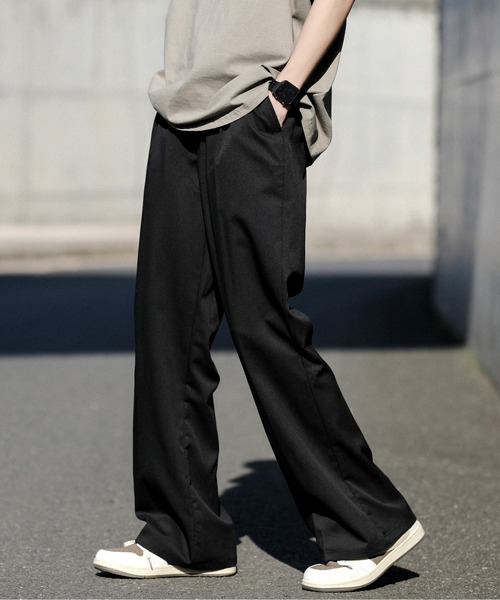 neos(ネオス)の「【neos -addictive design-】ルーズシルエット TR フレア スラックス ワイド パンツ(スラックス・メンズ・モカ/ホワイト/グリーン/ブラック/ブルーグレー・MEDIUM/LARGE/X-LARGE)」の16枚目の写真