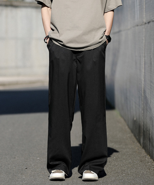 neos(ネオス)の「【neos -addictive design-】ルーズシルエット TR フレア スラックス ワイド パンツ(スラックス・メンズ・モカ/ホワイト/グリーン/ブラック/ブルーグレー・MEDIUM/LARGE/X-LARGE)」の20枚目の写真