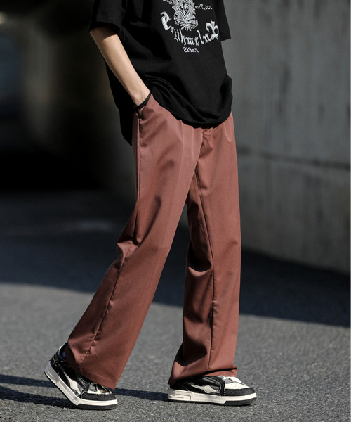 neos(ネオス)の「【neos -addictive design-】ルーズシルエット TR フレア スラックス ワイド パンツ(スラックス・メンズ・モカ/ホワイト/グリーン/ブラック/ブルーグレー・MEDIUM/LARGE/X-LARGE)」の22枚目の写真