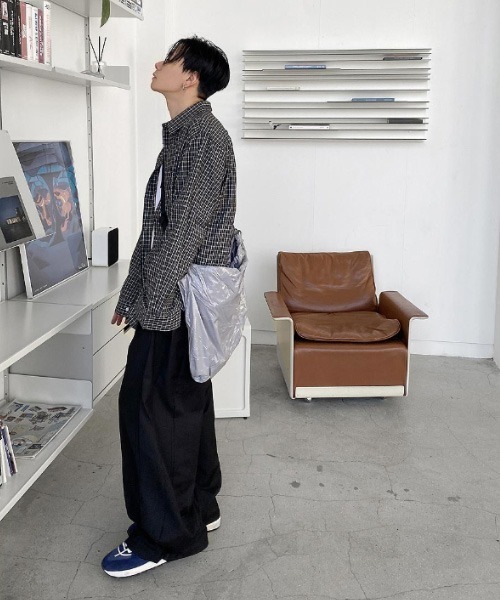 HOLY IN CODE(ホーリーインコード)の「HOLY IN CODE R check cotton over SHIRT(シャツ/ブラウス・メンズ・ブラック・FREE)」の6枚目の写真