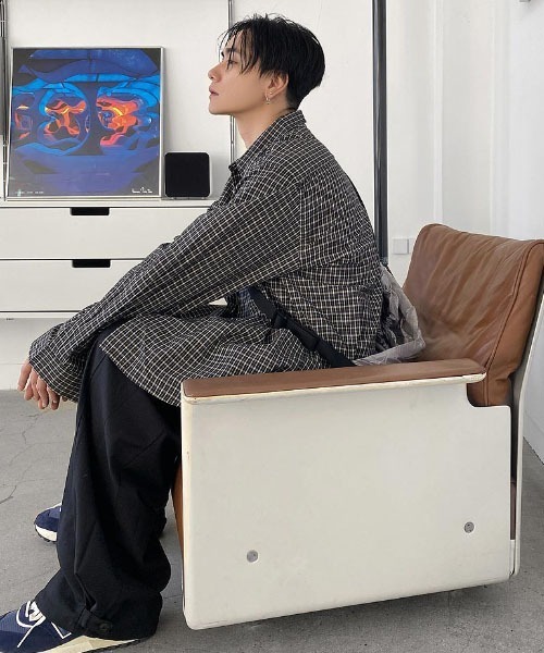 HOLY IN CODE(ホーリーインコード)の「HOLY IN CODE R check cotton over SHIRT(シャツ/ブラウス・メンズ・ブラック・FREE)」の8枚目の写真