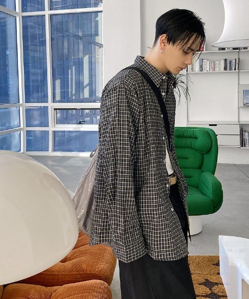 HOLY IN CODE(ホーリーインコード)の「HOLY IN CODE R check cotton over SHIRT(シャツ/ブラウス・メンズ・ブラック・FREE)」の12枚目の写真