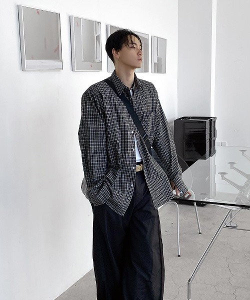 HOLY IN CODE(ホーリーインコード)の「HOLY IN CODE R check cotton over SHIRT(シャツ/ブラウス・メンズ・ブラック・FREE)」の11枚目の写真