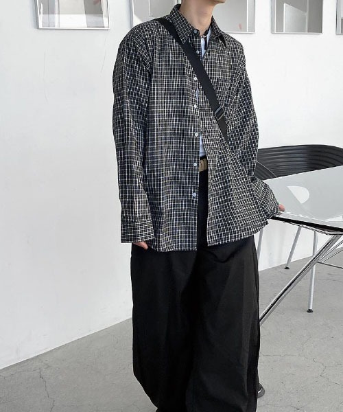 HOLY IN CODE(ホーリーインコード)の「HOLY IN CODE R check cotton over SHIRT(シャツ/ブラウス・メンズ・ブラック・FREE)」の14枚目の写真