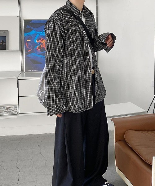 HOLY IN CODE(ホーリーインコード)の「HOLY IN CODE R check cotton over SHIRT(シャツ/ブラウス・メンズ・ブラック・FREE)」の15枚目の写真