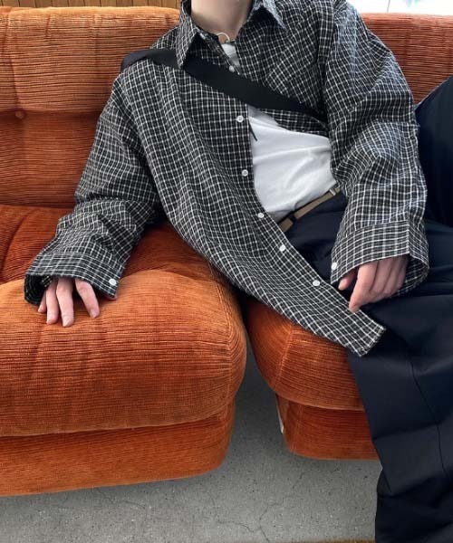 HOLY IN CODE(ホーリーインコード)の「HOLY IN CODE R check cotton over SHIRT(シャツ/ブラウス・メンズ・ブラック・FREE)」の20枚目の写真