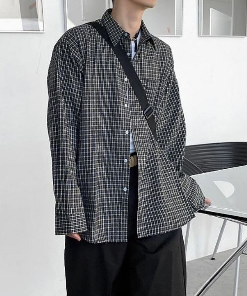 HOLY IN CODE(ホーリーインコード)の「HOLY IN CODE R check cotton over SHIRT(シャツ/ブラウス・メンズ・ブラック・FREE)」の17枚目の写真