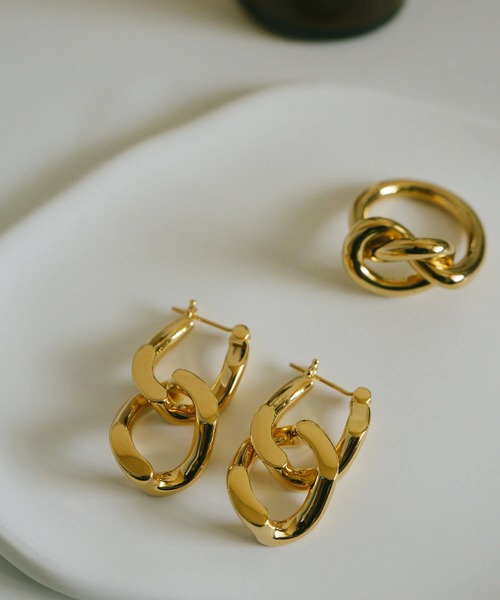 Ops.（オプス）の「ピアス アレルギー対応 ゴールド ピアス シルバー925【NEVIEN ネビア】（ピアス（両耳用）・レディース・シルバー/イエローゴールド/シルバー系その他/ゴールド系その他・ONE SIZE）」の13枚目の写真