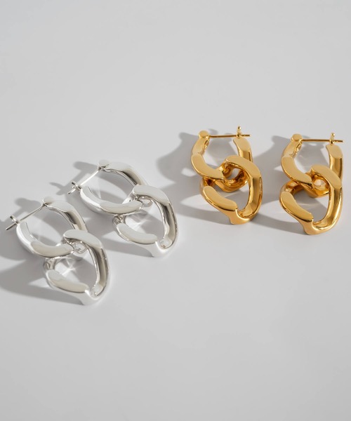 Ops.（オプス）の「ピアス アレルギー対応 ゴールド ピアス シルバー925【NEVIEN ネビア】（ピアス（両耳用）・レディース・シルバー/イエローゴールド/シルバー系その他/ゴールド系その他・ONE SIZE）」の17枚目の写真