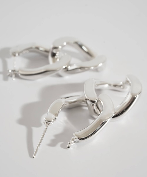 Ops.（オプス）の「ピアス アレルギー対応 ゴールド ピアス シルバー925【NEVIEN ネビア】（ピアス（両耳用）・レディース・シルバー/イエローゴールド/シルバー系その他/ゴールド系その他・ONE SIZE）」の19枚目の写真