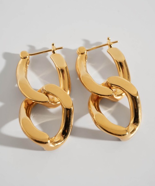 Ops.（オプス）の「ピアス アレルギー対応 ゴールド ピアス シルバー925【NEVIEN ネビア】（ピアス（両耳用）・レディース・シルバー/イエローゴールド/シルバー系その他/ゴールド系その他・ONE SIZE）」の20枚目の写真