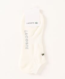 《LACOSTE》足底ロゴパイルスニーカー丈