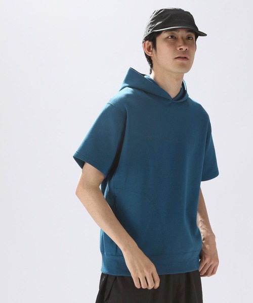 NUMERALS（ヌメラルズ）の「【UNISEX】[NUMERALS]スウェットSSパーカー（Tシャツ/カットソー・メンズ・グレー/ブラック/ホワイト/ブルー/その他8/ライトグリーン・LARGE/MEDIUM）」の5枚目の写真