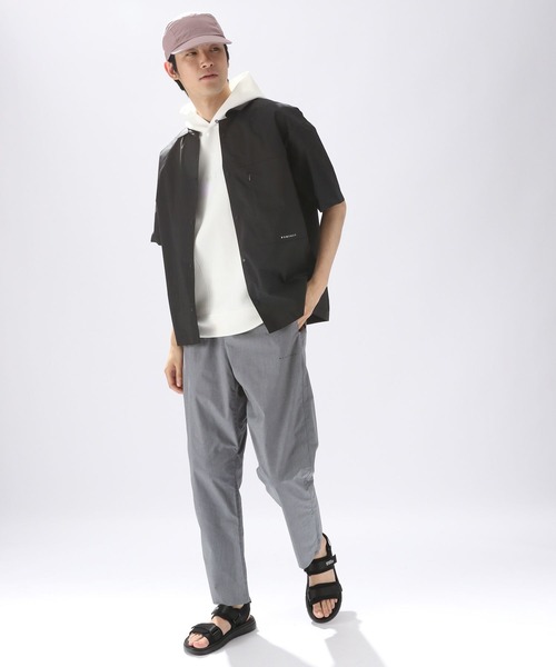 NUMERALS（ヌメラルズ）の「【UNISEX】[NUMERALS]スウェットSSパーカー（Tシャツ/カットソー・メンズ・グレー/ブラック/ホワイト/ブルー/その他8/ライトグリーン・LARGE/MEDIUM）」の9枚目の写真