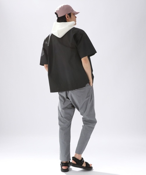 NUMERALS（ヌメラルズ）の「【UNISEX】[NUMERALS]スウェットSSパーカー（Tシャツ/カットソー・メンズ・グレー/ブラック/ホワイト/ブルー/その他8/ライトグリーン・LARGE/MEDIUM）」の10枚目の写真