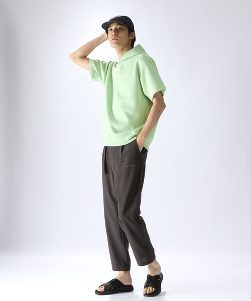 NUMERALS（ヌメラルズ）の「【UNISEX】[NUMERALS]スウェットSSパーカー（Tシャツ/カットソー・メンズ・グレー/ブラック/ホワイト/ブルー/その他8/ライトグリーン・LARGE/MEDIUM）」の17枚目の写真